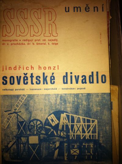 Honzl, sovetské divadlo. (Soviet theatre).