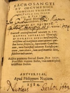 Sacrosancti et oecumenici Concilii Tridentinum additis declarationibus cardinali
