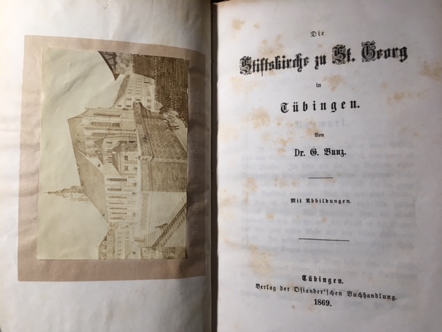 Bunz, Die Stiftskirche zu Tübingen.
