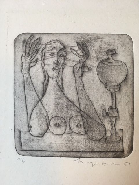 Langenbacher, "Fadenspiel I".