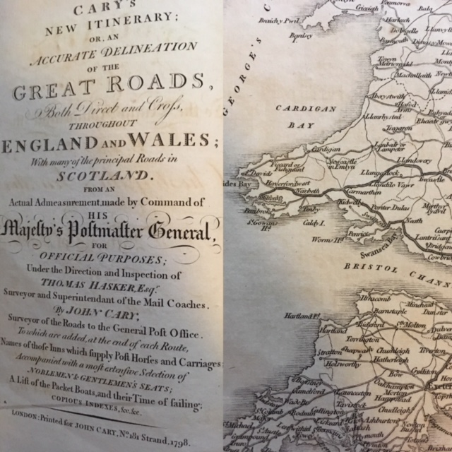 Cary's new itinerary : or, an accurate delineation of the great roads, both dire