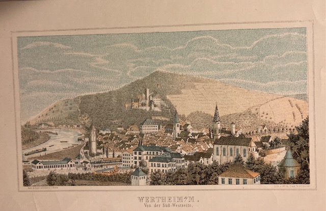 Matern. Wertheim a / M. (am Main). Von der Süd-Westseite.