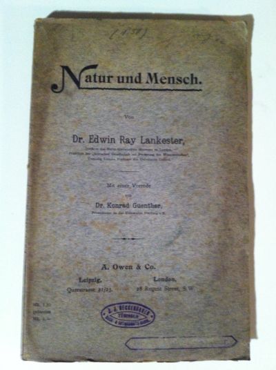 Lankester, Natur und Mensch.