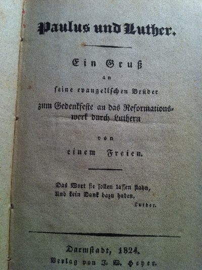 (Croessmann, Paulus und Luther.