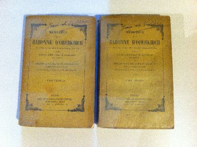 Oberkirch, Mémoires de la Baronne D'Oberkirch sur la cour de Louis XVI et la Soc