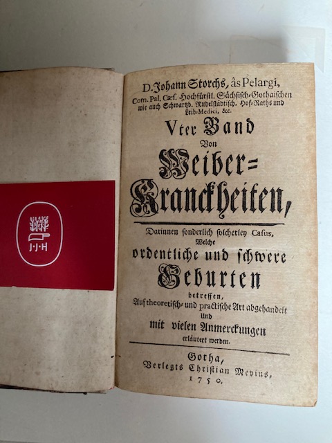 Storch, Von Weiber-Kranckheiten.