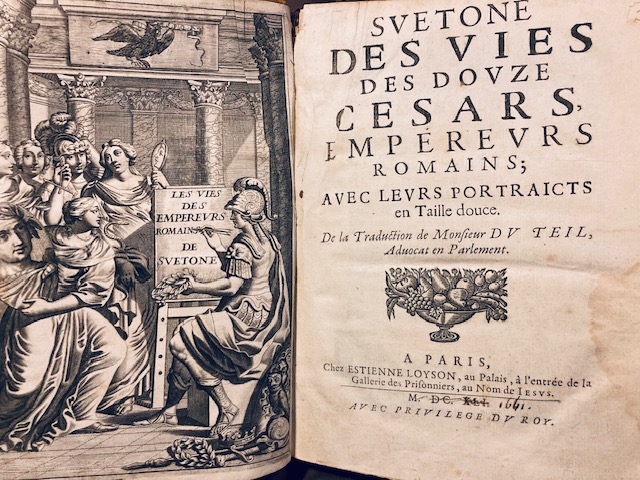 Suetonius - Gaius Suetonis Tranquillus Des vies des douze Cesars. Impereurs roma