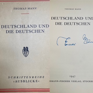 Mann, Deutschland und die Deutschen.