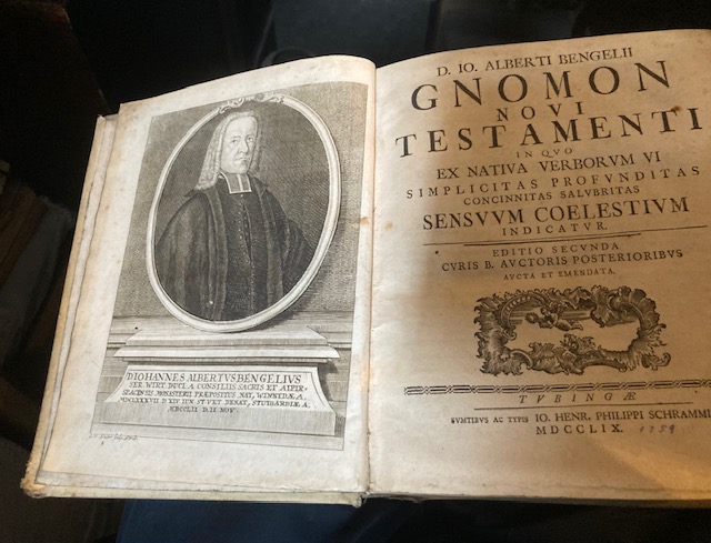 Bengel, Gnomon Novi Testamenti.