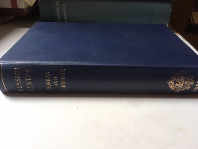 Borras, Russian Syntax.