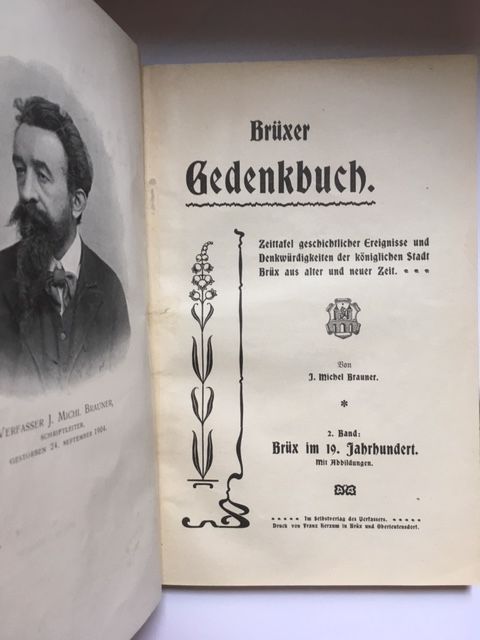 Brauner, Brüxer Gedenkbuch.