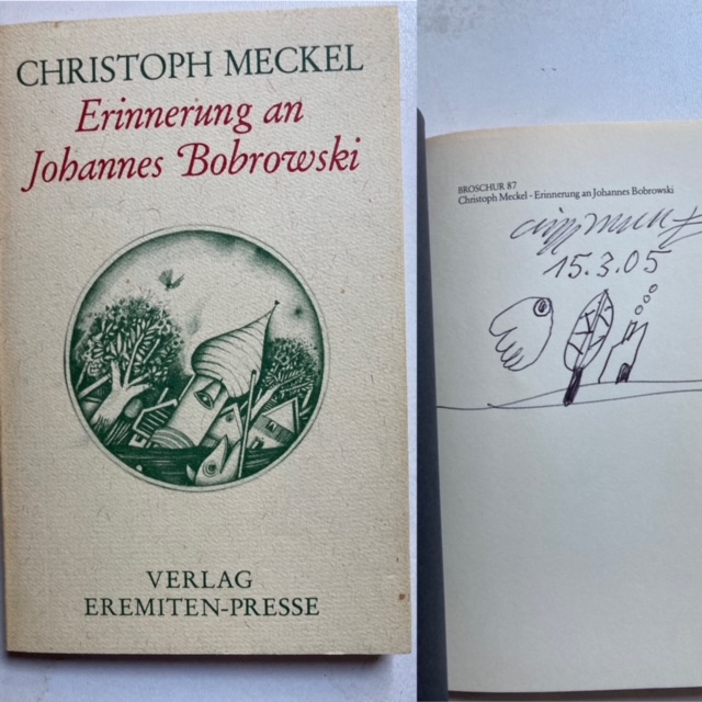 Meckel, Erinnerung an Johannes Bobrowski.
