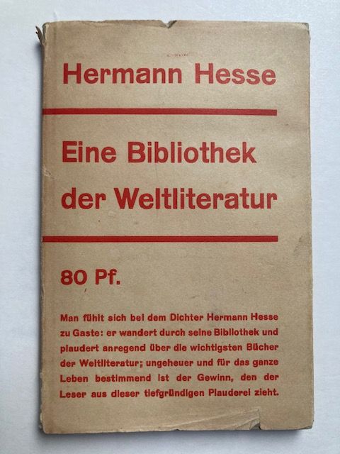 Hesse, Eine Bibliothek der Weltliteratur.