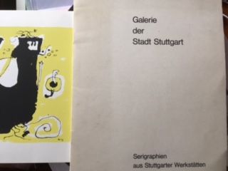 Serigraphien aus Stuttgarter Werkstätten.